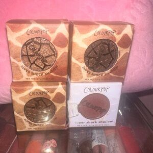 Colourpop supershock eyeshadow bundle